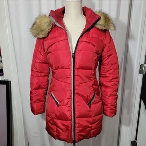 Winter jacket with fur collar size xs